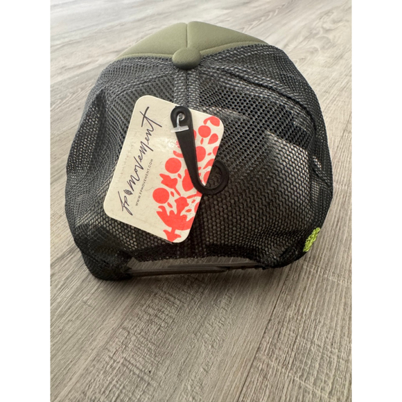 FP Movement Trail Runner Trucker Hat NWT One Size Olive - Picture 5 of 7